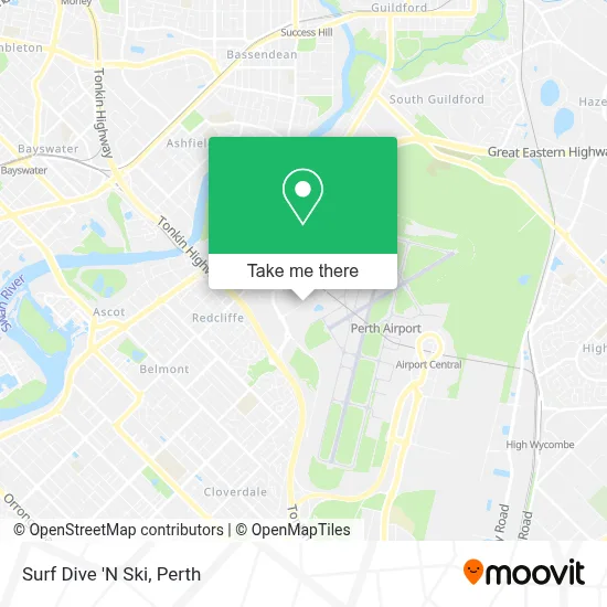 Mapa Surf Dive 'N Ski