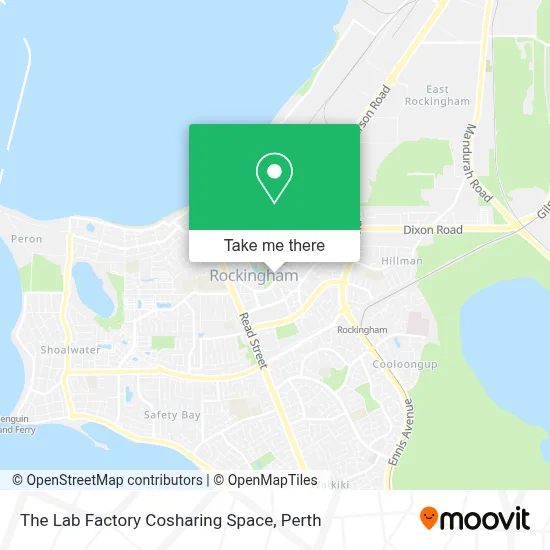 Mapa The Lab Factory Cosharing Space
