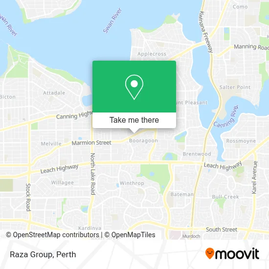 Raza Group map