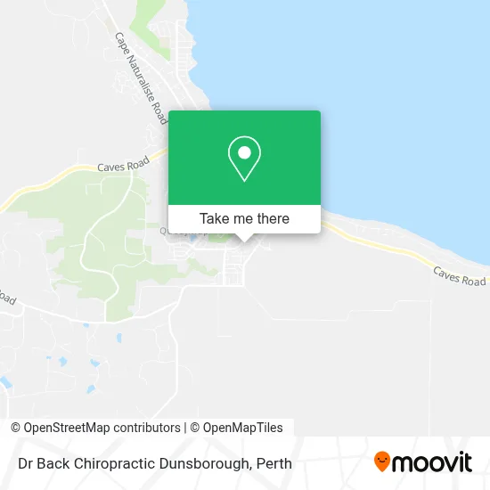 Mapa Dr Back Chiropractic Dunsborough