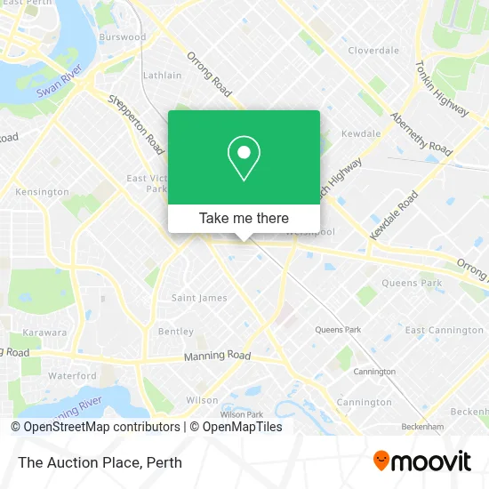 Mapa The Auction Place