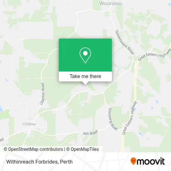 Mapa Withinreach Forbrides