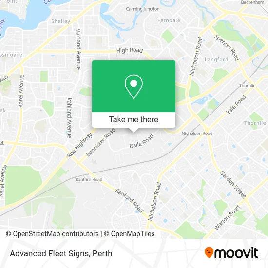 Mapa Advanced Fleet Signs