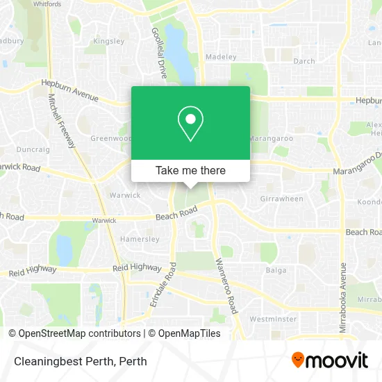 Mapa Cleaningbest Perth