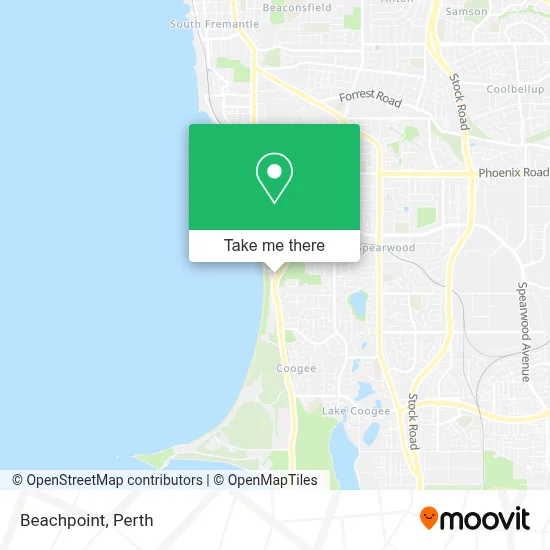 Mapa Beachpoint