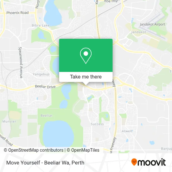 Mapa Move Yourself - Beeliar Wa
