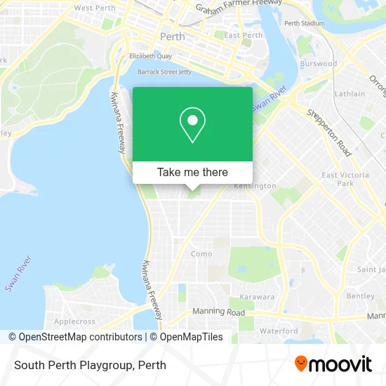 Mapa South Perth Playgroup
