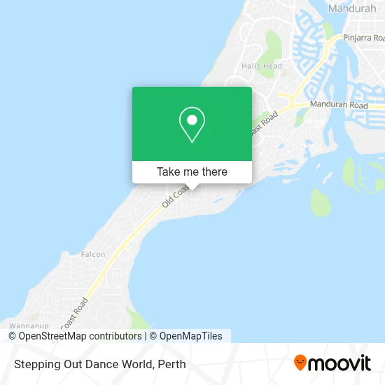 Mapa Stepping Out Dance World