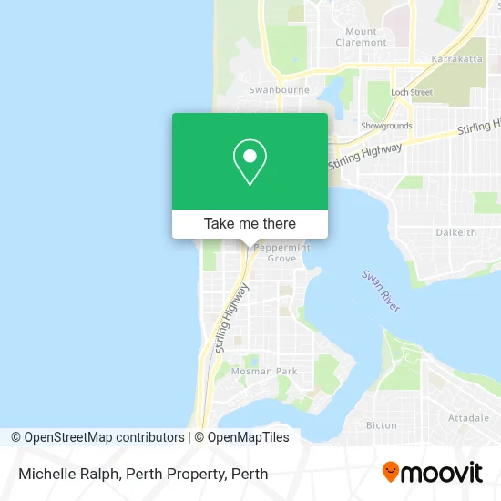 Mapa Michelle Ralph, Perth Property