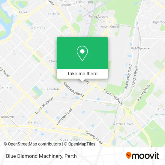 Mapa Blue Diamond Machinery
