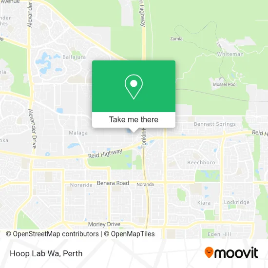 Mapa Hoop Lab Wa