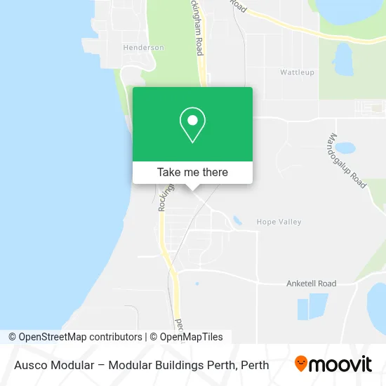 Ausco Modular – Modular Buildings Perth map