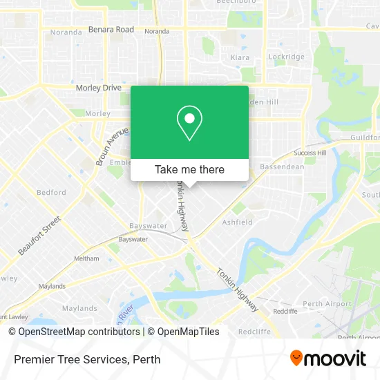 Premier Tree Services map