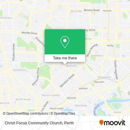 Mapa Christ Focus Community Church
