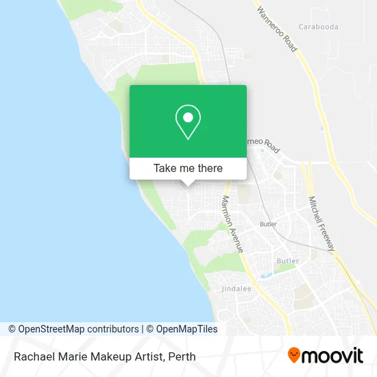Rachael Marie Makeup Artist map