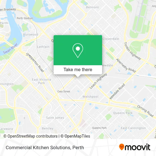 Commercial Kitchen Solutions map