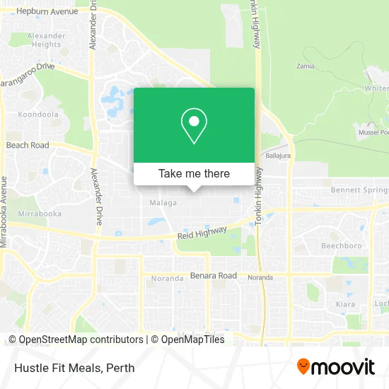 Mapa Hustle Fit Meals