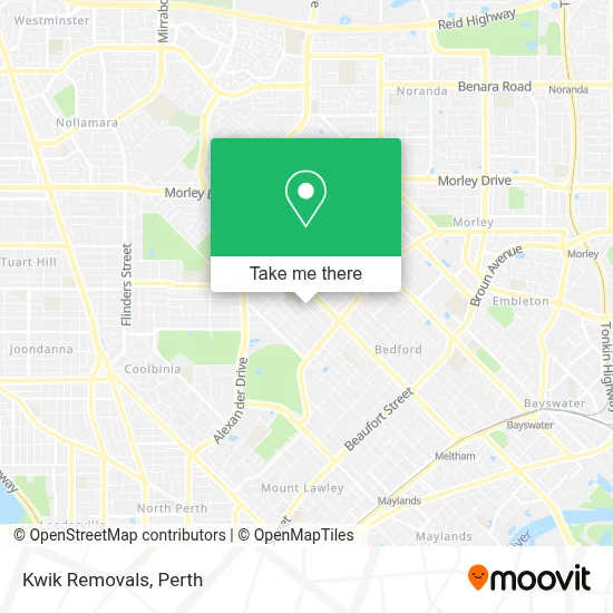 Mapa Kwik Removals
