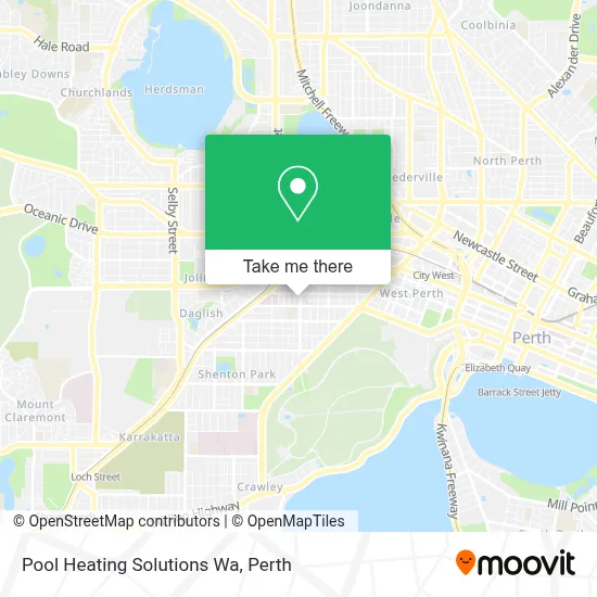 Mapa Pool Heating Solutions Wa