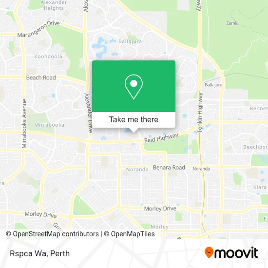 Rspca Wa map