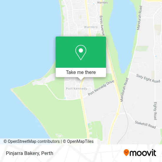 Mapa Pinjarra Bakery