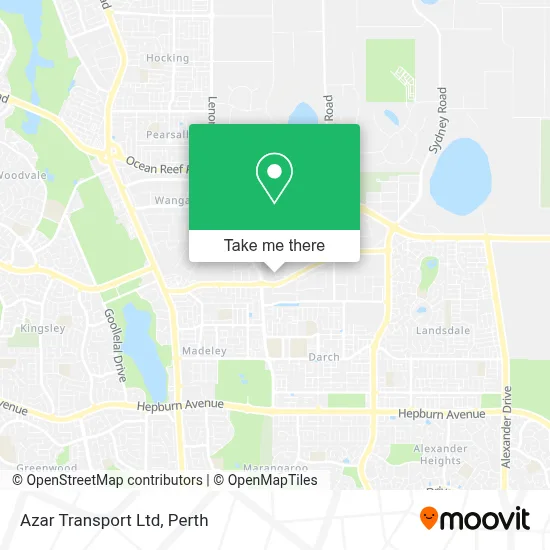 Mapa Azar Transport Ltd