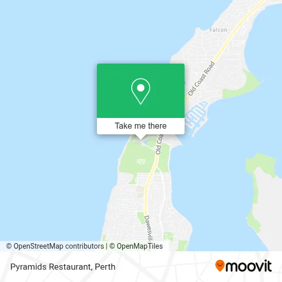 Mapa Pyramids Restaurant