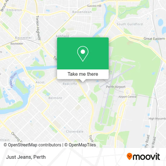 Mapa Just Jeans