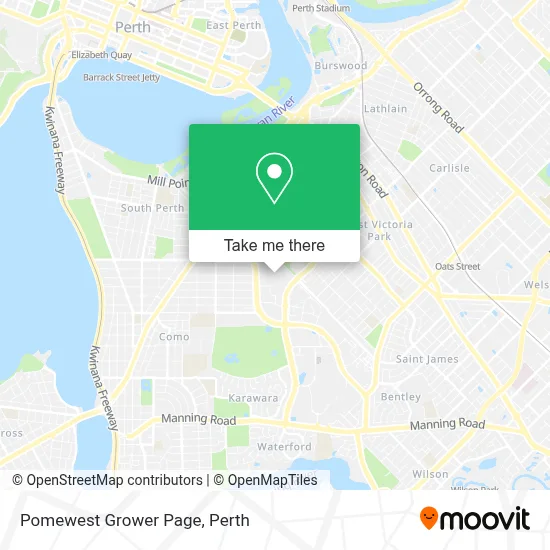Mapa Pomewest Grower Page