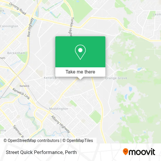 Mapa Street Quick Performance
