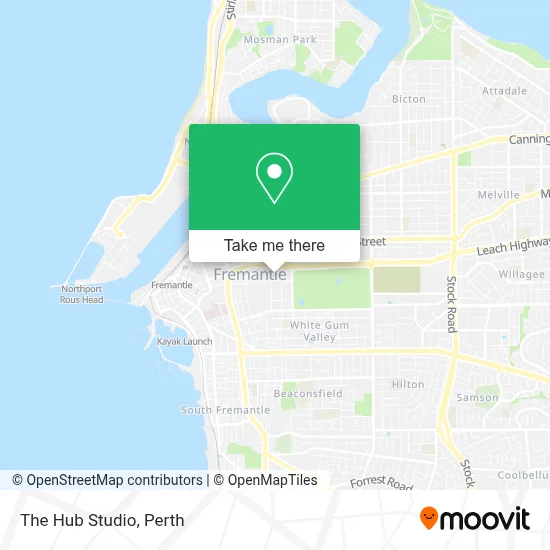 Mapa The Hub Studio
