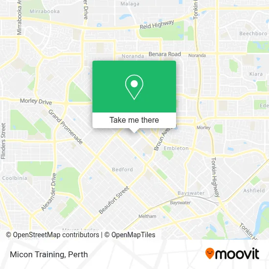 Mapa Micon Training