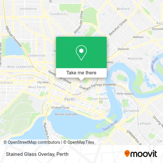 Mapa Stained Glass Overlay