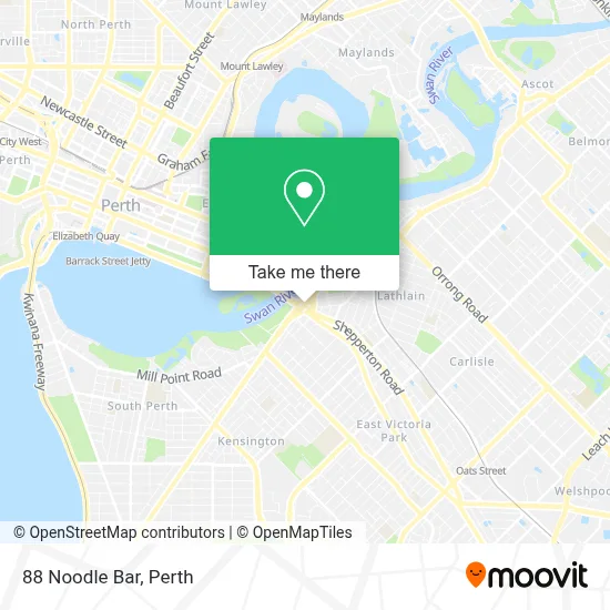 Mapa 88 Noodle Bar