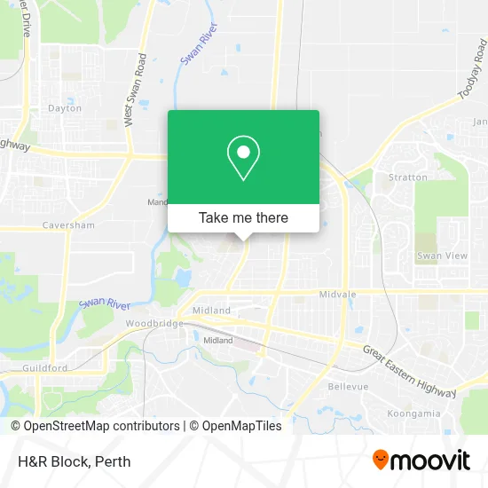 Mapa H&R Block