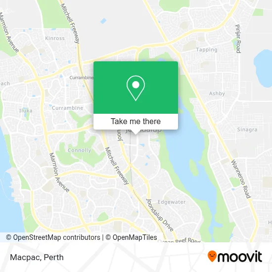 Mapa Macpac