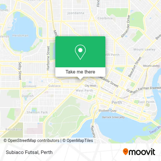 Mapa Subiaco Futsal