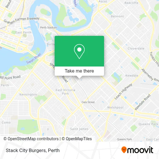 Mapa Stack City Burgers