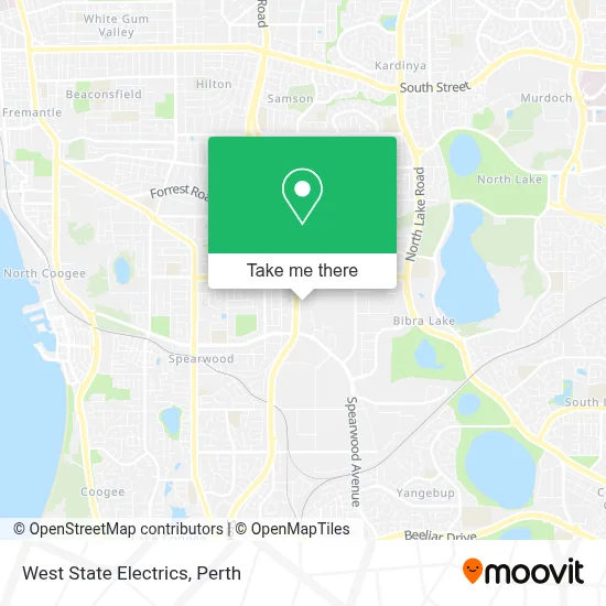 Mapa West State Electrics