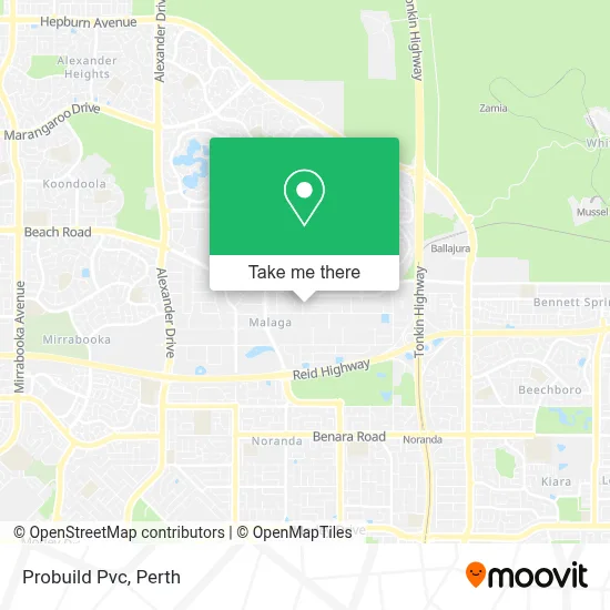 Probuild Pvc map