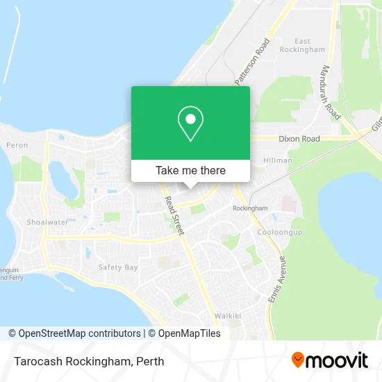 Mapa Tarocash Rockingham