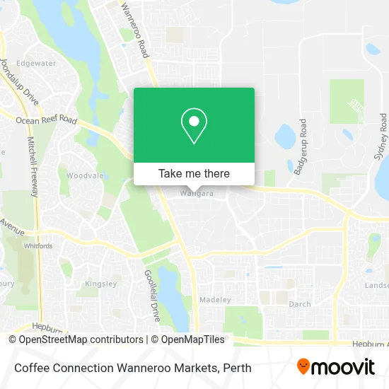 Mapa Coffee Connection Wanneroo Markets