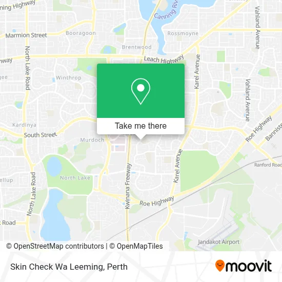 Skin Check Wa Leeming map