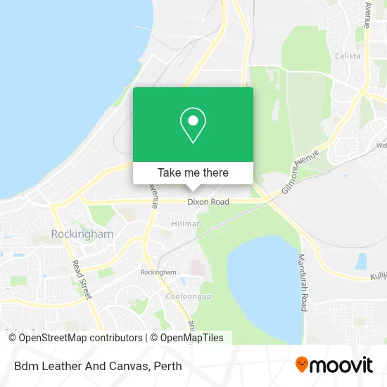 Bdm Leather And Canvas map