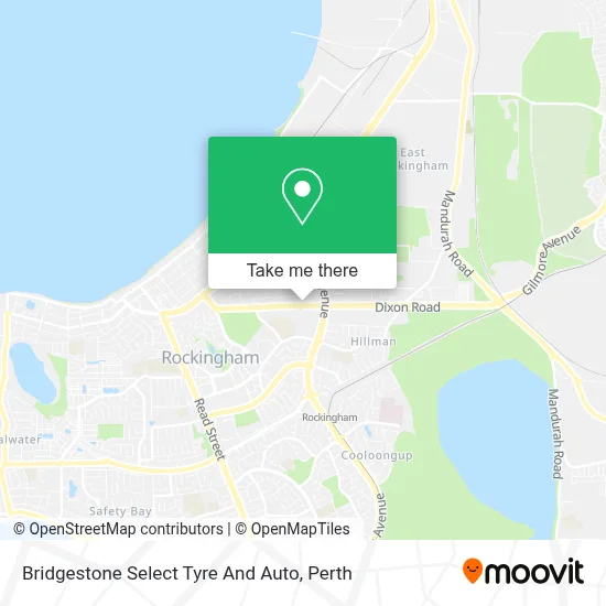 Mapa Bridgestone Select Tyre And Auto