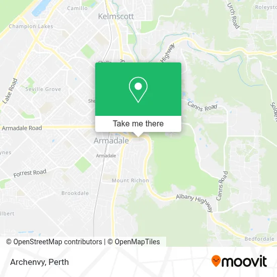 Mapa Archenvy