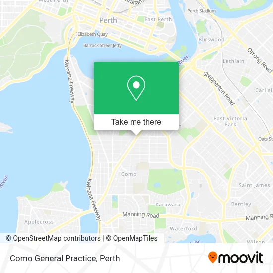 Como General Practice map