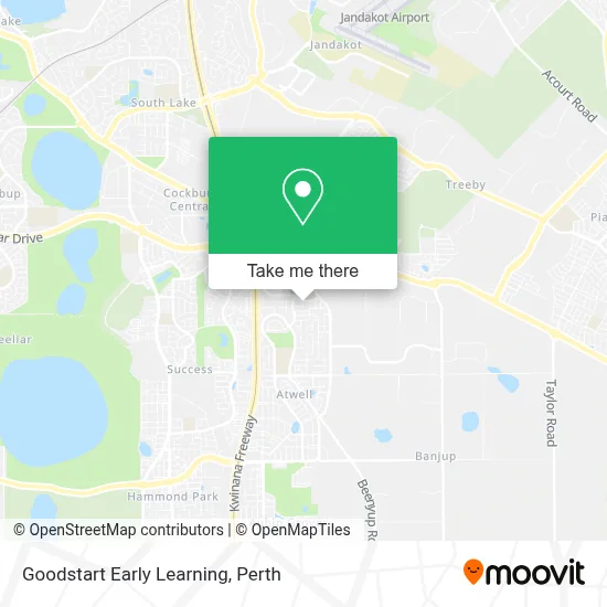 Mapa Goodstart Early Learning