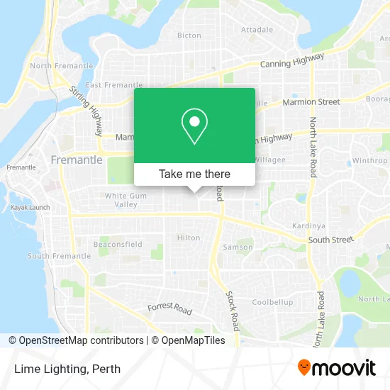 Mapa Lime Lighting