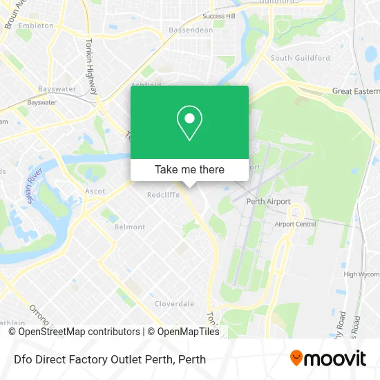 Dfo Direct Factory Outlet Perth map